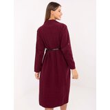 Italy Moda Dress-MI-SK-92400.17-burgundy | Shoptok.si