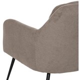 Ixia Smeđe-siva fotelja od šenila Classic – | shoptok.hr