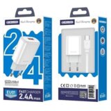 Jellico adapter EU01 12W 2,4A USB A s kablom Tyoe C - (EU Blister) bel | Shoptok.si