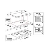 Whirlpool WF S1577 CPNE indukcijska ploča, slider upravljanje, 77cm, Clean Protect | shoptok.hr