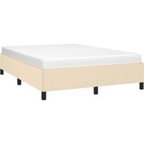  Okvir za krevet bez madraca krem 140 x 190 cm od tkanine | shoptok.hr