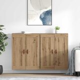  Kabinetski zidni Zidne 2 pcs Umjetnički hrast 69,5 x 34 x 90 cm | Eponuda.com