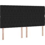  LED krevet za pohranu s madracem Crna 200 x 200 cm Baršun | shoptok.hr