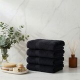 List Black Black Hand Towel Set (4 Pieces) Cene