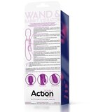 Action No. Fifteen Wand & Rabbit Vibrator 3 Individual Motors Purple | shoptok.hr