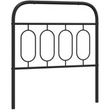 vidaXL Kovinsko posteljno vzglavje črno 80 cm, (21242895) Cene