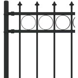  Ogradni ring s bodljama Crna 200 x 200 cm | shoptok.hr