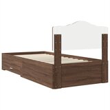  Krevetna konstrukcija Smeđi hrast 70 x 190 cm Konstruirano drvo | shoptok.hr