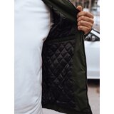 DStreet Kurtka męska przejściowa z kapturem zielona | shoptok.hr