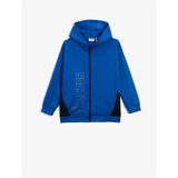Koton Sweatshirt - Navy blue - Regular Cene
