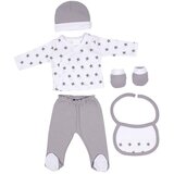 Interbaby set Zvijezdice - grey | shoptok.hr