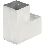 Spojnik za stupove u L-obliku od pocinčanog metala 101 x 101 mm | shoptok.hr