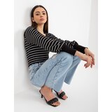 BASIC Feel Good Blouse-RV-BZ-8613.15X-black-white | Shoptok.si