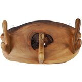  Zidna drvena vješalica od orahovog drveta | shoptok.hr