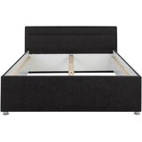 MID.YOU OBLAZINJENA POSTELJA 140 cm x 200 cm , les, kovina, umetna masa, tekstil antracit | Shoptok.si