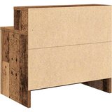 vidaXL Nočna omarica z predalom starinski les 51x31x47 cm | Shoptok.si