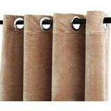 vidaXL Zavjese za zamračivanje 2 kom baršunaste bež 140 x 225 cm | shoptok.hr