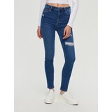 House - Skinny traperice visoka struka - Tamnoplava Cijene