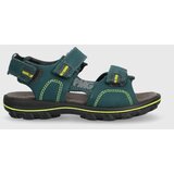 Primigi Otroški sandali iz semiša zelena barva | Shoptok.si