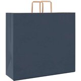  Papirnate vrećice 250 kom s ručkama plave 54x15x49 cm | shoptok.hr