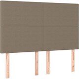  s oprugama i madracem smeđesivi 140 x 190 cm od tkanine | shoptok.hr