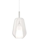  Ondaluce - Visilica na sajli THELMA 1xE27/15W/230V prečnik 19 cm zlatna/prozirna | Eponuda.com