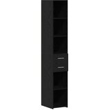 Ormarić za pohranu 2 pcs Crni hrast 30 x 42,5 x 225 cm | shoptok.hr