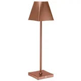 namizna LED svetilka Etere 9,5xh38,5cm, bronasta, pol