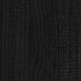 Ormarić za knjige / pregrada crni 40x35x135 cm od borovine | shoptok.hr