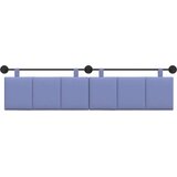  Držeće uzglavlje Zidne Traper plava 210 x 55 x 5 cm tkanina - Trapere plave boje 200 cm bez LED | shoptok.hr