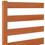 vidaXL Okvir kreveta voštano smeđi 135 x 190 cm od masivne borovine | shoptok.hr
