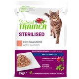 Natural trainer Cat Sterilised koščki v omaki, vrečka - losos - 85 g 12 x 85 g | Shoptok.si