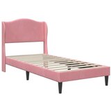  Okvir za krevet s uzglavljem Ružičasta 80 x 200 cm Baršun - Ružičasta 80 x 200 cm | shoptok.hr