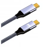 Thunderbolt 3 USB-C na USB-C kabel 2 m, 100 W Power Delivery 5A, 10 Gb/s, 4K 60 Hz AV, najlonski, pozlačeni konektorji, (5000196955)