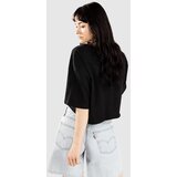 Vans Grinning Face Relax Crop T-shirt black | Shoptok.si