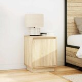  Noćni ormarići s LED svjetlima 2 kom boja hrasta 38x34x50 cm | shoptok.hr