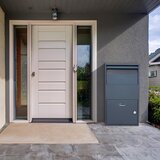  Saska Garden samostoječi paketni poštni nabiralnik 41 × 23 × 75 cm s kodo | Shoptok.si