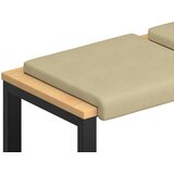  Jastučić za klupu 4 kom. Kord Siva zelena Dubina 35 cm | shoptok.hr
