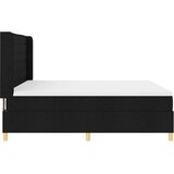  Krevet s opruga kutije s LED trakama Crna 180 x 200 cm tkanina | shoptok.hr