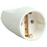 Unitec Šuko utičnica za montiranje na kabel (Bijele boje, Plastika, IP20, 250 V, 16 A) | shoptok.hr