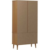  Vitrina MOLDE smeđa 90 x 35 x 175 cm od masivne borovine | shoptok.hr