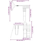 Vanjski set za igru od impregnirane borovine | shoptok.hr