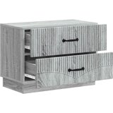  Noćni ormar Siva sonoma 62 x 34,5 x 44,5 cm Konstruirano drvo | shoptok.hr