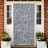 vidaXL Zastor protiv insekata srebrni 120 x 220 cm šenil | shoptok.hr