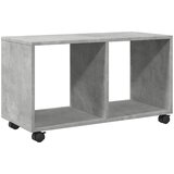 vidaXL Omarica na kolesih betonsko siva 72x33x42,5 cm inženirski les | Shoptok.si