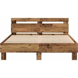  Krevetna konstrukcija Staro drvo 160 x 200 cm Konstruirano drvo | shoptok.hr