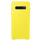 Samsung original usnjen ovitek EF-VG973LYE za Galaxy S10 G973 - rumena zaščita zadnjega dela | Shoptok.si