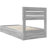  Postelja s shranjevanjem z vzglavjem Siva Sonoma 100 x 200 cm, (5000106885) | Shoptok.si