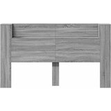  Krevetna ploča s LED-om Zidne Sivi Sonoma 180 x 16,5 x 103,5 cm | Eponuda.com