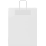 vidaXL Papirnate vrećice 250 kom s ručkama bijele 32x12x42 cm | shoptok.hr